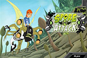 Ben 10 Spore Attack